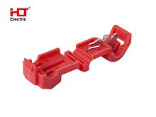 Зажим-ответвитель ОВ T-1 0.5-1.5 мм2 красный HLT | код 084-12-010 | HLT