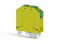 337 000, Болтовой Клеммник под кольцевой наконечник на DIN-рейку 6мм.кв. (земля), PB 6/NM | код 0.0.0.3.37000 | KLEMSAN