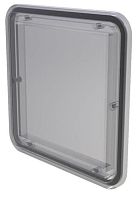 PSP1 Окошко под счетчик 117х117мм, уплотнителем EPDM. | код PSP1 | Plastim