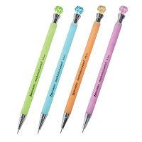 Карандаш механический BRAUBERG Diamond, корпус ассорти, хромированные детали, 0,5 мм, 181416 | код 181416 | BRAUBERG