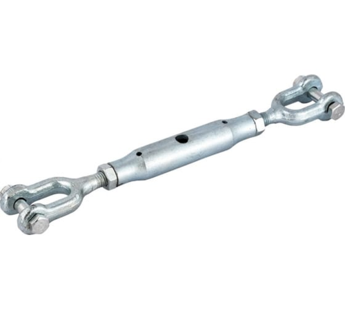 Талреп DIN1478 М12 (0,7т) вилка-вилка оцинкованный | код DIN1478-М12 | Крепдил