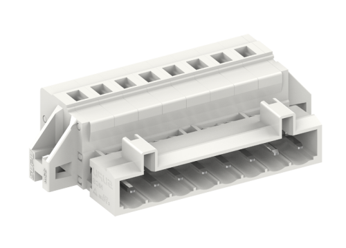 450904/110 Вилка каб. MCS горизонт., с длинными контактами, шаг 5.0мм, 4 конт., сер., шт | код 450904/110 | SUPU