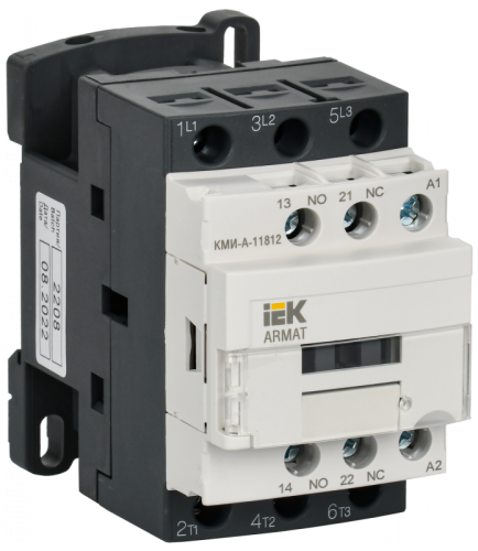 ARMAT Контактор КМИ-А-11812 LC1D 18А 36В/АС3 1НО/1НЗ IEK | код AR-ACC-11-018-036-11 | IEK