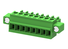 MC-RA3.5H16C-K-0001 Разъём гнездовой MC, шаг 3.5мм,16 конт. с винт.,зел., шт | код MC-RA3.5H16C-K-0001 | SUPU