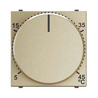 Механизм терморегулятора для тёплых полов с выносным датчиком температуры, 10А/250В, серия Zenit, цвет шампань N2240.3 CV | код 2CLA224030N1901 | ABB