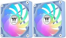 Вентилятор для корпуса Thermaltake CT120 Sync Hydrangea Reverse ARGB 120х120x25 голубой 4-pin 31.2дБ (упак.:2шт) (CL-F200-PL12BU-A) Ret | код 2029200 | THERMALTAKE