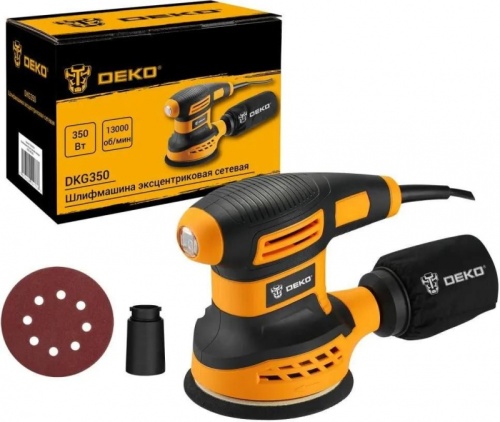 Эксцентриковая шлифмашина Deko DKG350 350Вт D125мм (063-4263) | код 1882611 | DEKO