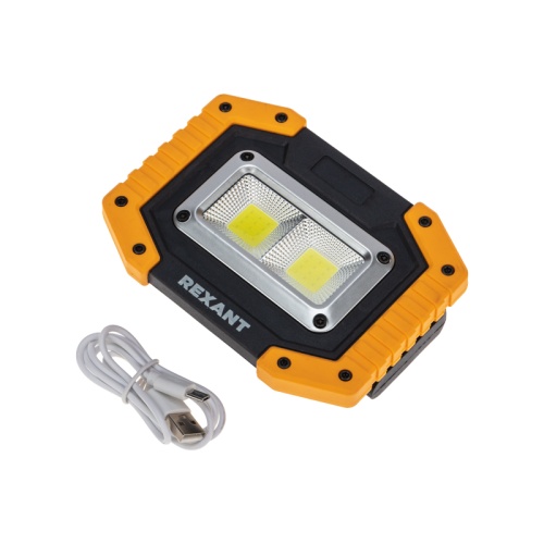Фонарь прожекторный NEW AGE, трехрежимный, в противоударном корпусе, с функцией Power bank REXANT | код 75-1700 | REXANT
