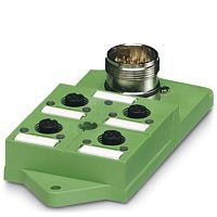 Коробка датчика и исполнительного элемента SACB-4/ 4-L-M23 | код 1692404 | PHOENIX CONTACT