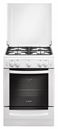 Плита Газовая Gefest ПГ 6100-01 белый реш.чугун | код 668692 | GEFEST