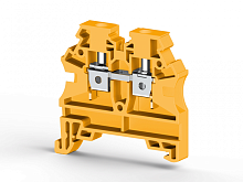 304 213, Клеммник на DIN-рейку 4мм.кв. (желтый), AVK4 RD (RP) | код 0.0.0.3.04213RP | KLEMSAN