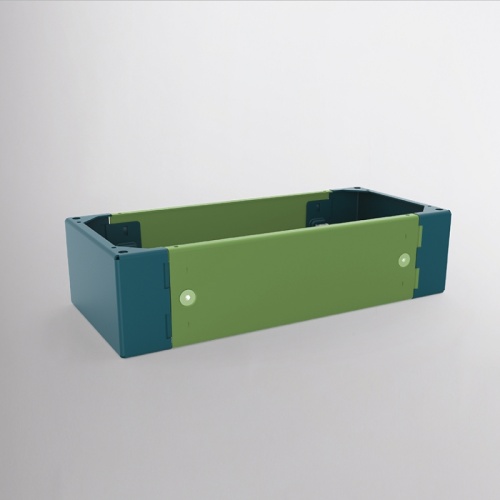 Боковые панели цоколя для щита EC 350x200мм со встроенными уголками, 2шт с монт. компл., RAL5020 | код ECZP035020 | ETA Боковые панели цоколя для щита EC 350x200мм со встроенными уголками, 2шт с монт. компл., RAL5020 | код ECZP035020 | ETA