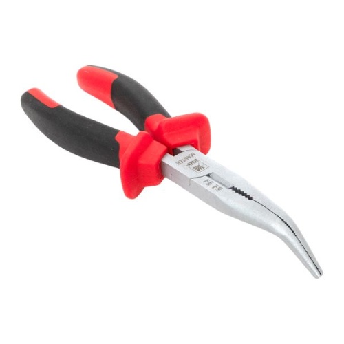 Длинногубцы изогнутые Master 200 мм Basic | код dgi-200-mas | EKF фото 2