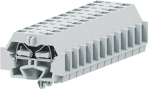 242313 Клемма TB проходная 1-1 с бок. подключ. с защелк. ножками, светло-сер., шт | код 242313 | SUPU 242313 Клемма TB проходная 1-1 с бок. подключ. с защелк. ножками, светло-сер., шт | код 242313 | SUPU