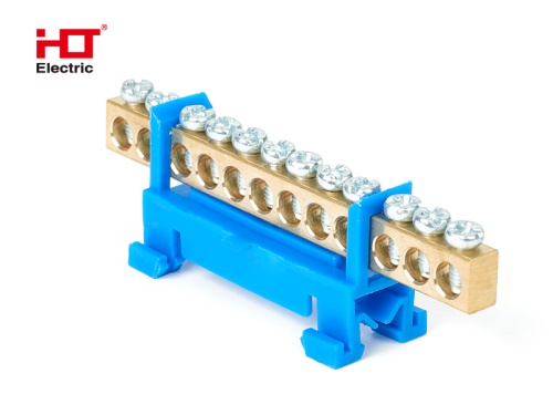 Шина N ноль на DIN-изол тип Стойка ШНИ-6х9-12-синий HLT | код 081-03-59 | HLT Шина N ноль на DIN-изол тип Стойка ШНИ-6х9-12-синий HLT | код 081-03-59 | HLT