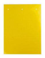 Табличка полужесткая. Клейкое основание. ПВХ-0,5. Желтая (24 шт на 1 листе) | код TAS2715AY | DKC