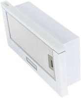 Вытяжка встраиваемая Lex Hubble G 600 белый/стекло белое управление: кнопочное (1 мотор) | код 1023851 | LEX