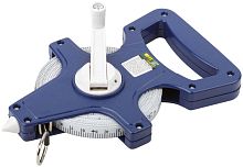 Рулетка землемерная 20м фибергласовая лента открытый корпус син. FIT 17620