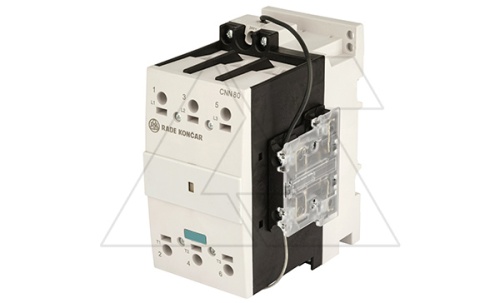 Контактор CNN 80 10, 3P, 80A/(95A по AC-1), 37kW(400VAC), 1NO, Uk=24VDC, Iвтяг=8,3А, Iудерж=0,15А | код EAC605837 | Rade Koncar Контактор CNN 80 10, 3P, 80A/(95A по AC-1), 37kW(400VAC), 1NO, Uk=24VDC, Iвтяг=8,3А, Iудерж=0,15А | код EAC605837 | Rade Koncar