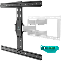 Кронштейн для телевизора Onkron SM6L черный 32-90 макс.50кг настенный поворот и наклон | код 2063731 | ONKRON