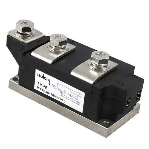 Тиристорный модуль силовой полупроводниковый RUICHI МТТ630-16, 630 А, корпус С-16 | код 93381 | Ruichi