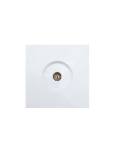 ZIMA Розетка ТВ проходная белая LEZARD | код 704-0288-129 | LEZARD фото 3