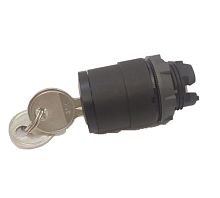 КПЕ 41КС IP40 LAY4-BG5.BR Головка для переключателя 22 мм 3 позиции с ключем с возвратом металлическая | код LAY4-BG5.BR | Briswik