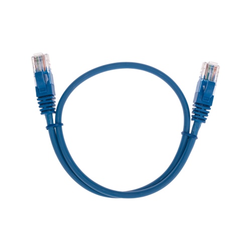 Патч-корд U/UTP, CAT 5e, RJ45-RJ45, 26AWG, LSZH, синий, 0,5м REXANT | код 02-0104-05 | REXANT Патч-корд U/UTP, CAT 5e, RJ45-RJ45, 26AWG, LSZH, синий, 0,5м REXANT | код 02-0104-05 | REXANT