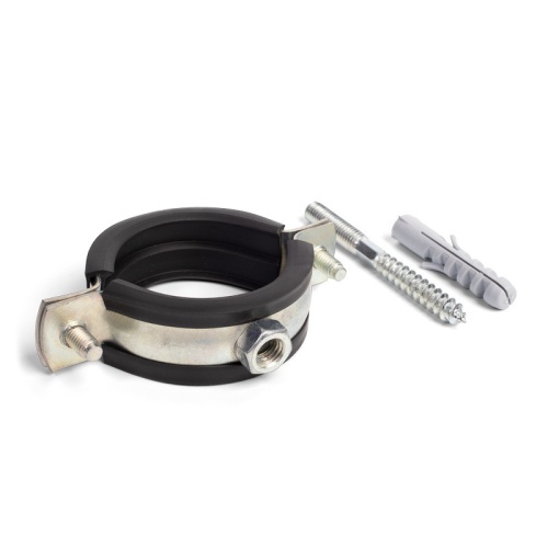 Хомут трубный ТХК комплект 2 (59-66мм) М8 (Fortisflex) | код 59905 | Fortisflex