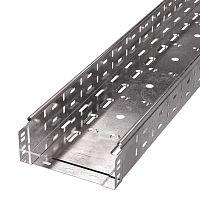 Лоток перфорированный Стандарт 200х80х3000 (1,0 мм) (6 м/уп) Промрукав | код PR16.2304 | ПРОМРУКАВ