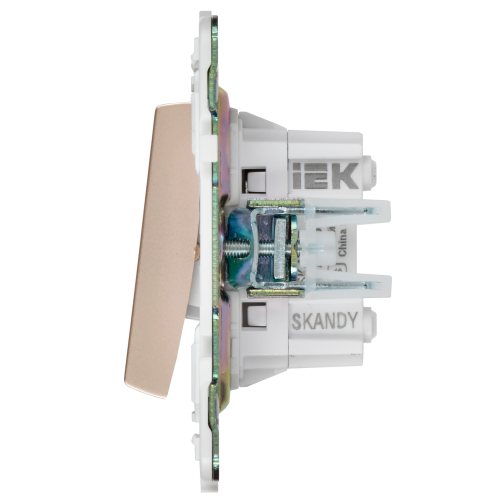 SKANDY Выключ. 2-кл. перекр. 10А SK-V06Sa песоч. IEK | код SK-V23-0-10-K98 | IEK фото 5 SKANDY Выключ. 2-кл. перекр. 10А SK-V06Sa песоч. IEK | код SK-V23-0-10-K98 | IEK фото 5