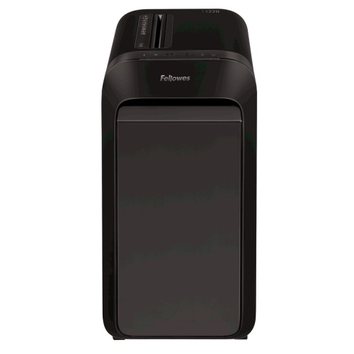 Шредер Fellowes PowerShred LX220 черный (секр.P-4) перекрестный 20лист. 30лтр. скрепки скобы пл.карты | код 1476973 | FELLOWES