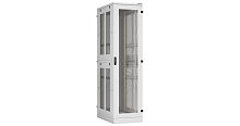 Напольный шкаф 19, 47U, перфорированные двухуровневые стенки и перфорированные двери, Ш600хВ2280хГ1000мм, в разобранном виде, серый | код TFA-476010-PEPE-GY | TLK