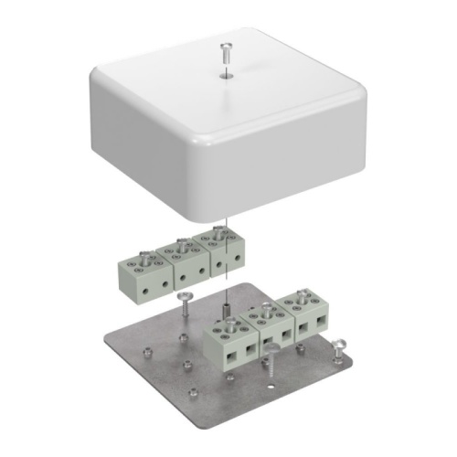 Коробка огнестойкая для кабель-канала 40-0470-FR6.0-12 Е15-Е120 103х103х45 RAL9003 (22 шт/кор) Промрукав | код 40-0470-FR6.0-12 | ПРОМРУКАВ Коробка огнестойкая для кабель-канала 40-0470-FR6.0-12 Е15-Е120 103х103х45 RAL9003 (22 шт/кор) Промрукав | код 40-0470-FR6.0-12 | ПРОМРУКАВ