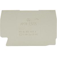 Крышка боковая, для клемм WKFN 2,5..., цвет: серый | код 07.312.6755.0 | Wieland