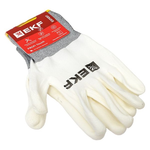 Перчатки рабочие PROFI Touch для чистовых работ (15 класс, 8 размер) EKF Expert | код pe15pm-8-exp | EKF фото 5