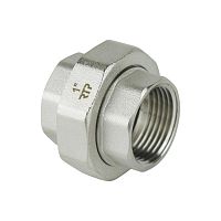 Американка прямая латунь внутр./внутр. резьба 1дюйм еврослот никель | код 42255 | RTP