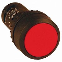 Кнопка 22 мм²  230В, IP54,  Красный |  код. sw2c-11f-r |  EKF