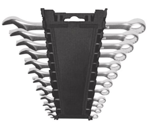 Ключи комбинированные в пластиковом держателе, набор 6 шт (8-17 мм) | код 63414 | FIT