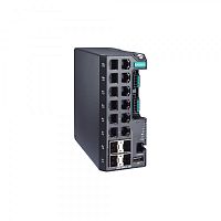 Коммутатор EDS-G4012-4GC-LV-T Managed Full Gigabit Ethernet switch with 8 10/100/1000BaseT(X) ports, 4 10/100/1000BaseT(X) or 100/1000BaseSFP ports, dual power inputs 12/24/48 VDC, t: -40/75 | код 00-06142048 | MOXA
