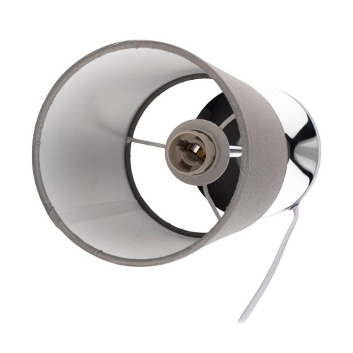 Светильник настольный JH3-01-gy E14 IP20 110х110х310мм метал.; ткань; PVC-пластик сер. JazzWay 5062368 фото 3 Светильник настольный JH3-01-gy E14 IP20 110х110х310мм метал.; ткань; PVC-пластик сер. JazzWay 5062368 фото 3