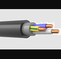 Кабель ВВГнг(А)-LS 3х1.5 ок (N PE) 0.66кВ (м) АЛЬФАКАБЕЛЬ 656835