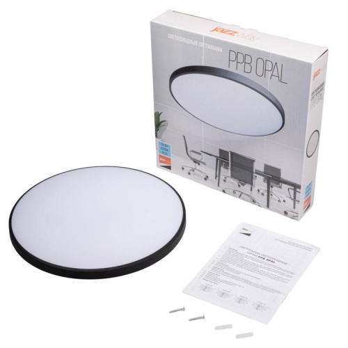 Светильник светодиодный PPB OPAL 36Вт 6500К IP20 BL d300X55 декоративный JazzWay 5065390 фото 5