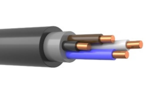 Кабель силовой ППГнг(А)-HF 4*2,5 ок(N)-0,66 | код ТХМ00194097 | Кабэкс (1 м.)