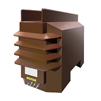 Трансформаторы тока литые опорные ТЛО-35-М6C-0,5S/0,5/10P10/10P10-10/10/30/15-150/5-УХЛ2-15кА-б КЭАЗ | код 267870 | КЭАЗ