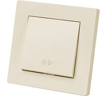 Выключатель перекрестный 1 кл. 10А сл. кость Сенеж TDM | код SQ1816-0119 | TDM
