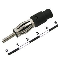 Разъём высокочастотный RUICHI 8-0023, с кожухом | код 70080 | Ruichi