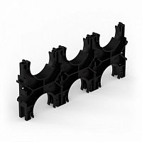 Кластер для двустенных труб d50 мм, тройной, двухсторонний (60 шт/кор) Промрукав | код PR13.02577 | ПРОМРУКАВ