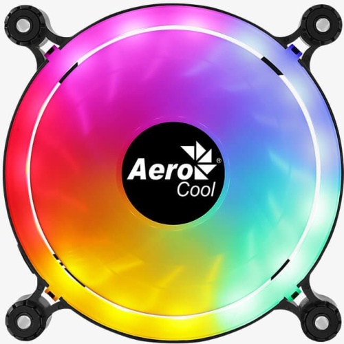 Вентилятор для корпуса Aerocool Spectro 12 RGB 120х120x25 черный 4-pin (Molex) 20дБ (SPECTRO 12 FRGB MOLEX) Ret | код 1696475 | AEROCOOL