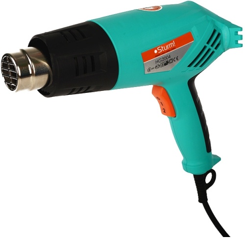 Технический фен Sturm! HG2004 2000Вт темп.300/550С | код 1184993 | STURM!